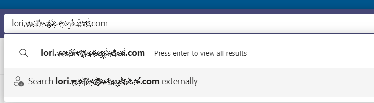 How to communicate with external users in Teams